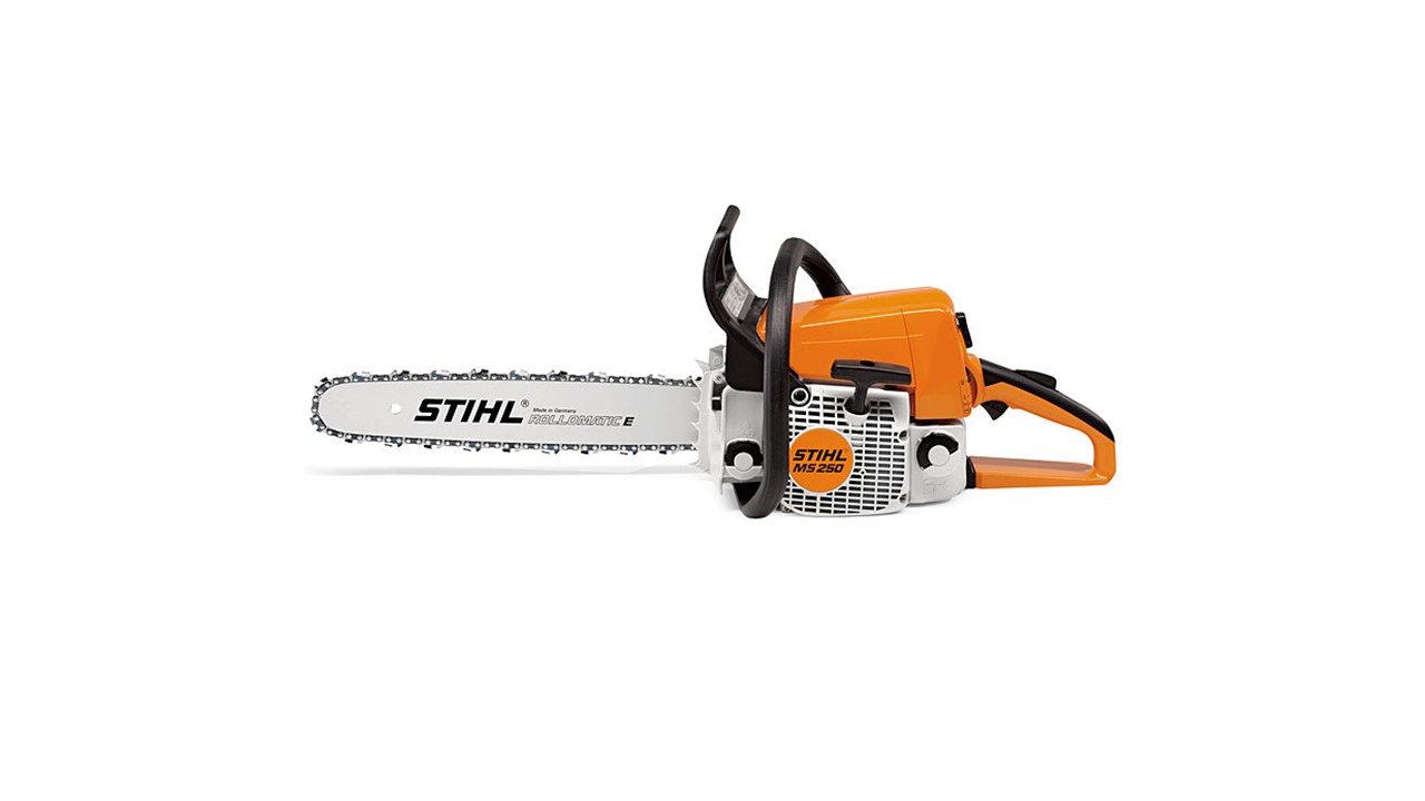 Stihl MS250 Chainsaw Powerful occasional use chainsaw, ideal for the demanding homeowner