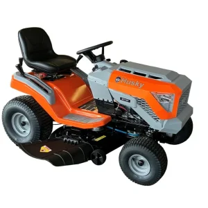 Husky 42″ (107cm) Ride-on lawnmower tractor with 546cc 15hp engine